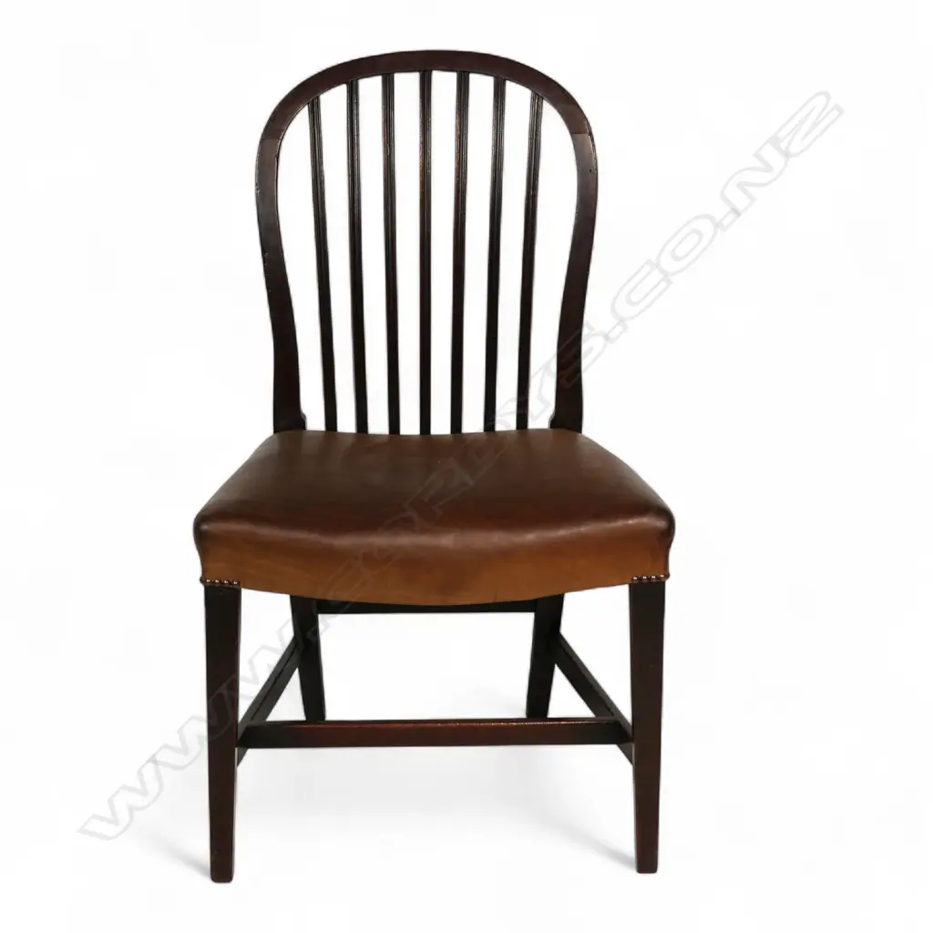 An English c.1790 mahogany chair, Image 1++
